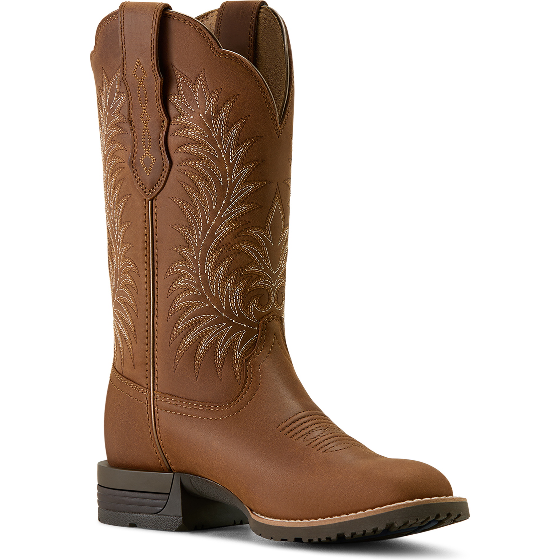 2026 Ariat Womens Hybrid Ranchward W Toe Western Boot 10063901 - Frontier Brown